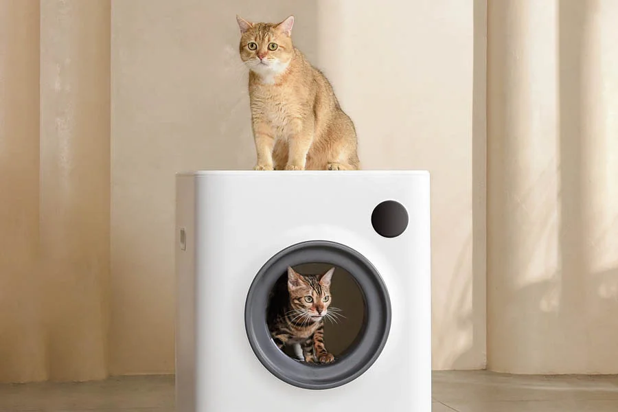 auto cleaning cat litter box