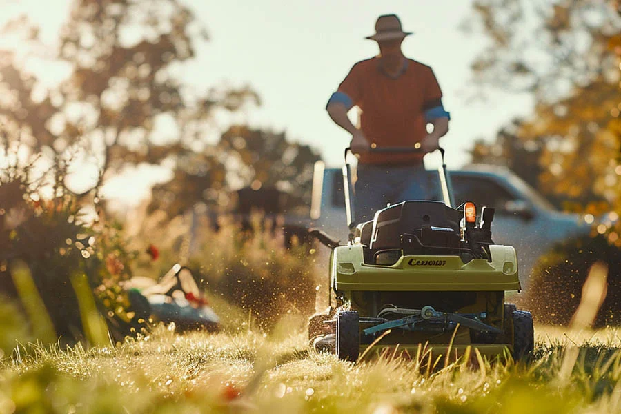 self propelled lawnmower