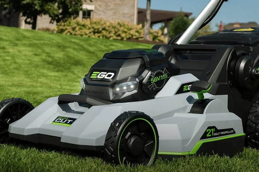 battery push lawn mower