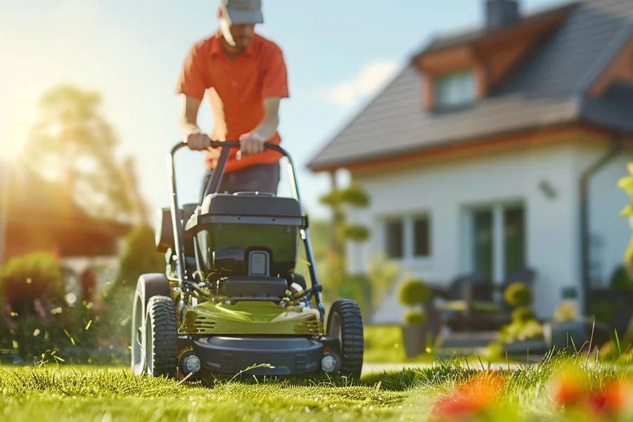 self propelled lawnmower