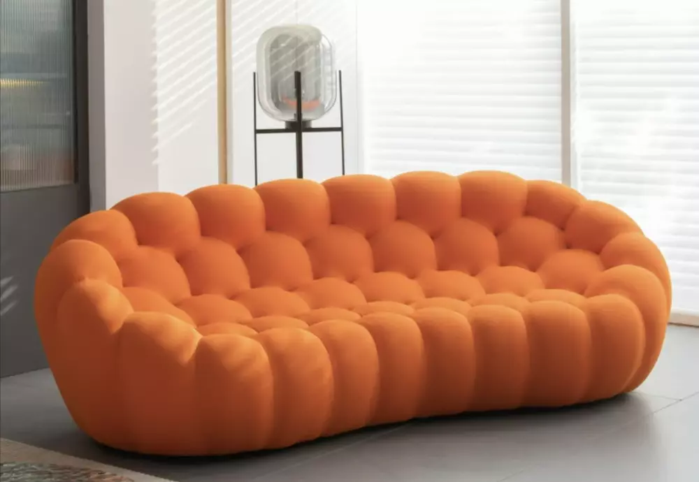 curved bubble sofa