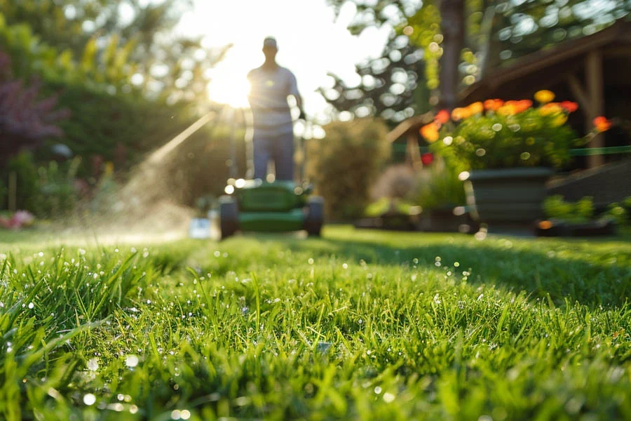 electric mulch lawn mower