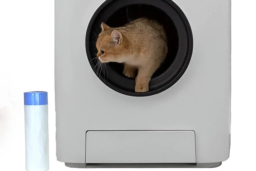 self cleaning litter box for multiple cats