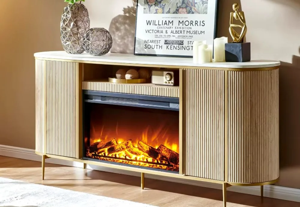 modern electric fireplace