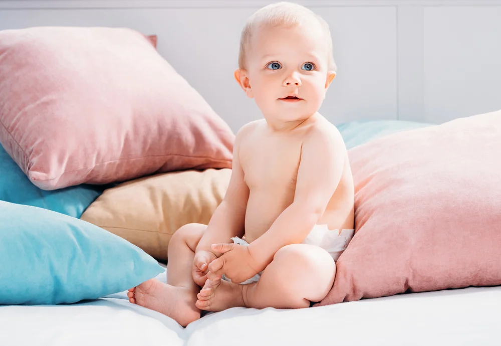 bed with teddy bear